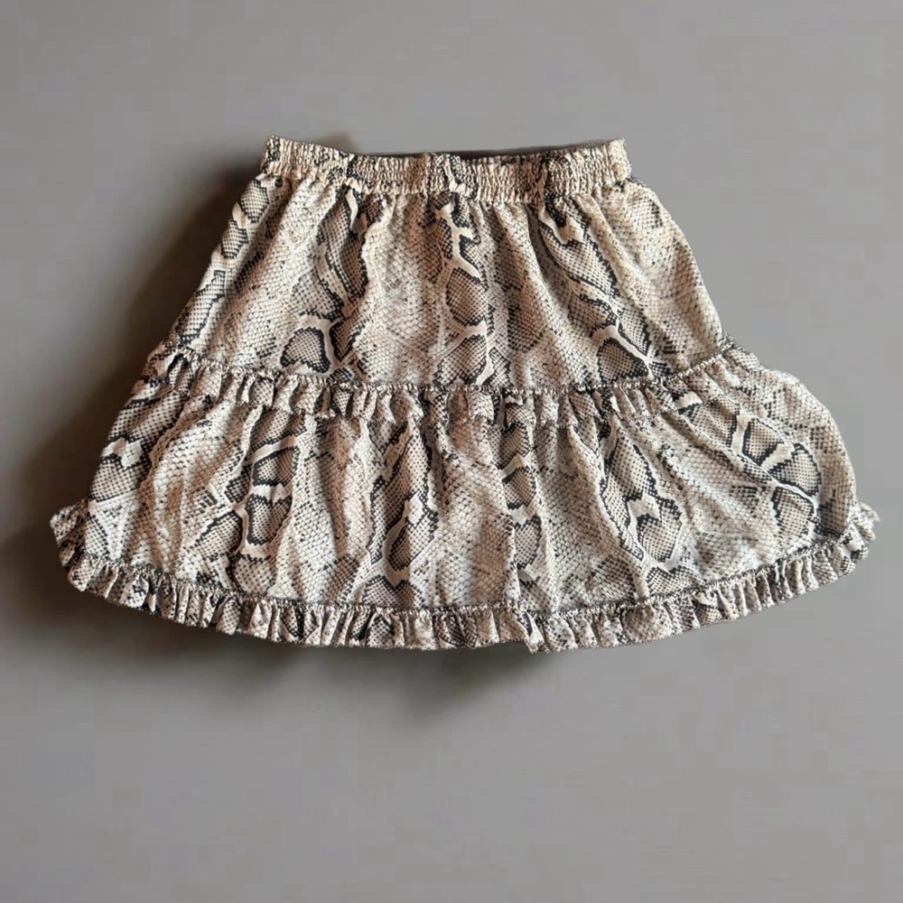 Stylish Snake Print Skirt